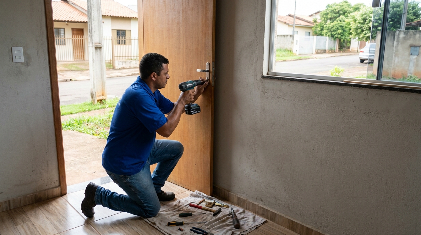 Instalação de Fechadura de Porta em Fortaleza‑CE
